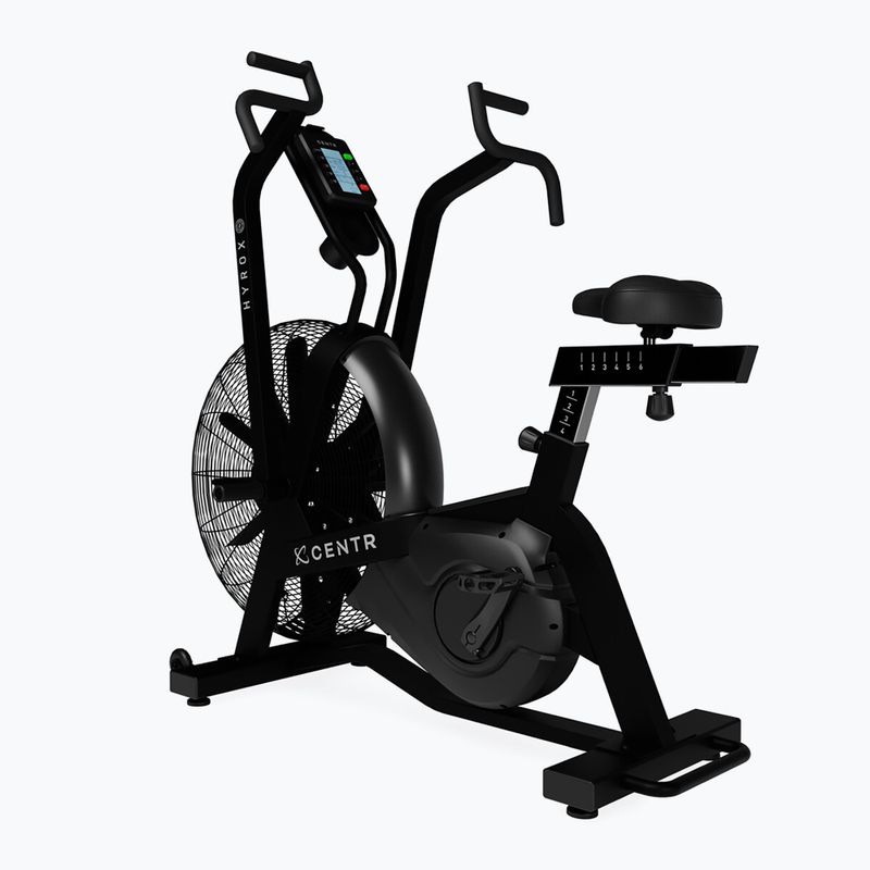 Bicicletă cu rezistență pe aer Centr Air Bike Perform Series Centr x Hyrox black 4