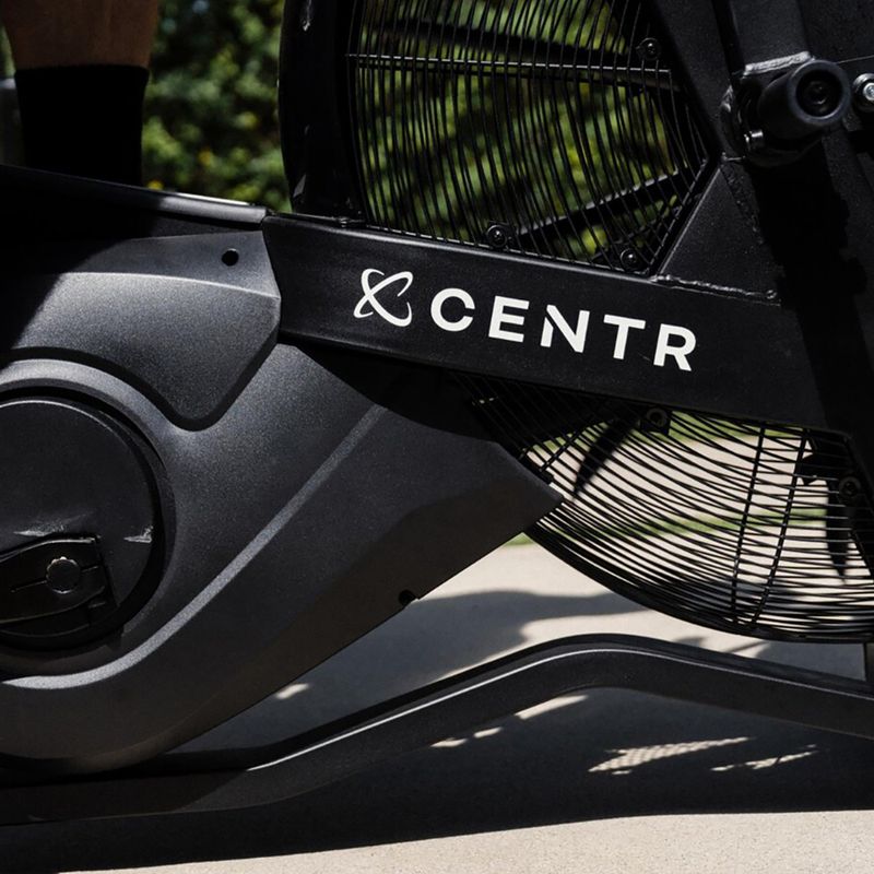 Bicicletă cu rezistență pe aer Centr Air Bike Perform Series Centr x Hyrox black 12