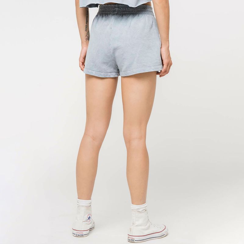 Pantaloni scurți pentru femei Kaotiko Washed steel 3