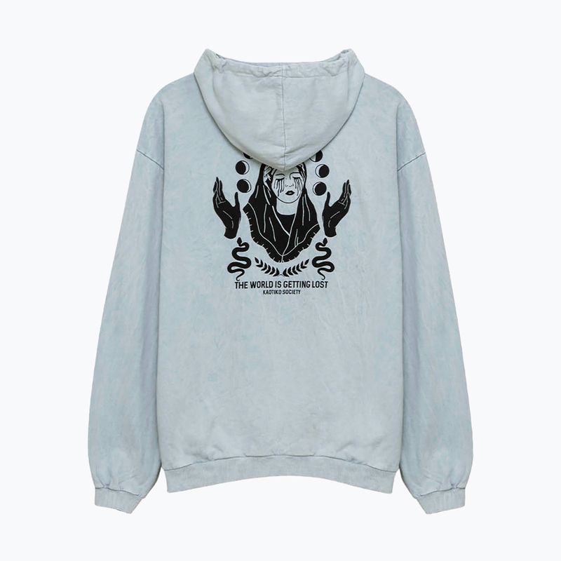 Bluză pentru bărbați Kaotiko Washed Virgin steel 6