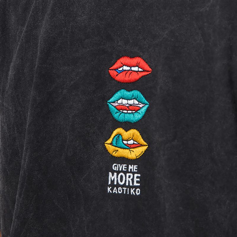 Tricou pentru bărbați Kaotiko Mouth Colors 6