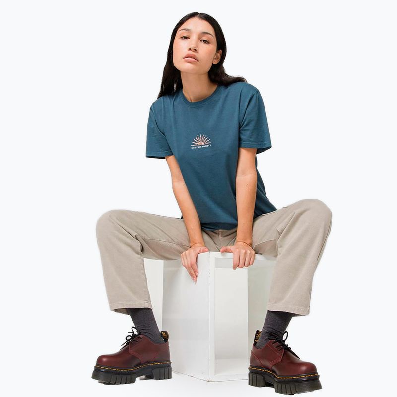 Tricou pentru femei Kaotiko Washed Serengueti marino 2