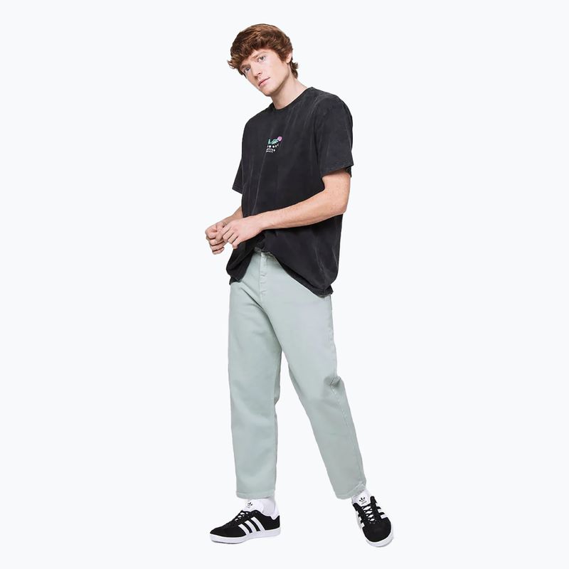 Pantaloni pentru bărbațiKaotiko Regular Cropped Denim green 2