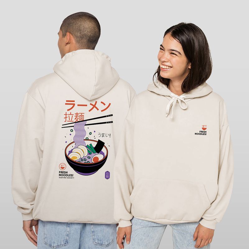 Bluză pentru bărbați Kaotiko Fresh Noodles ivory 3