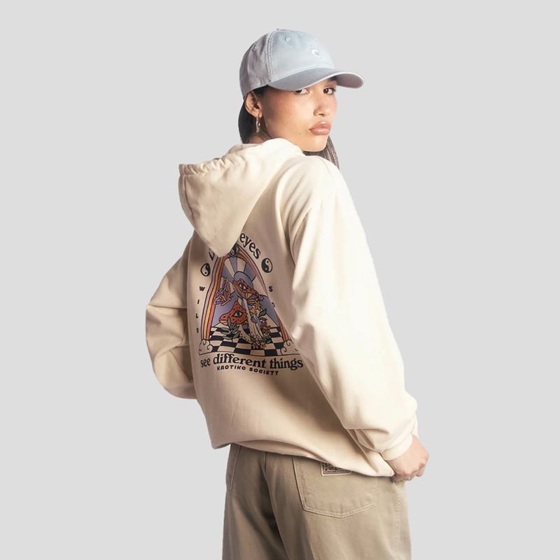 Bluză pentru femei Kaotiko Different Eyes bone 2