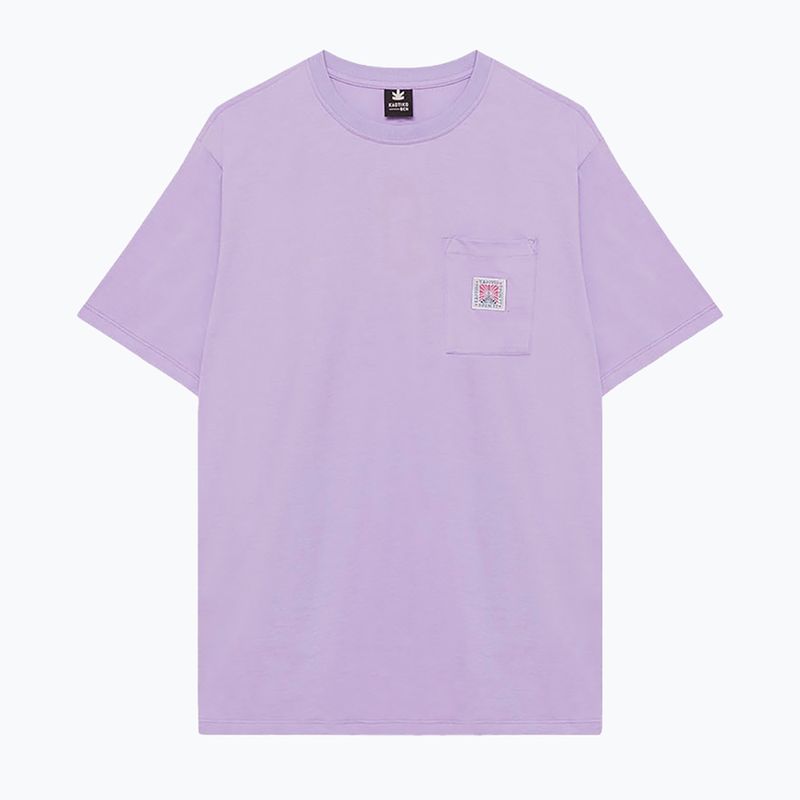 Tricou pentru bărbați Kaotiko Pocket Flower Society mallow 2