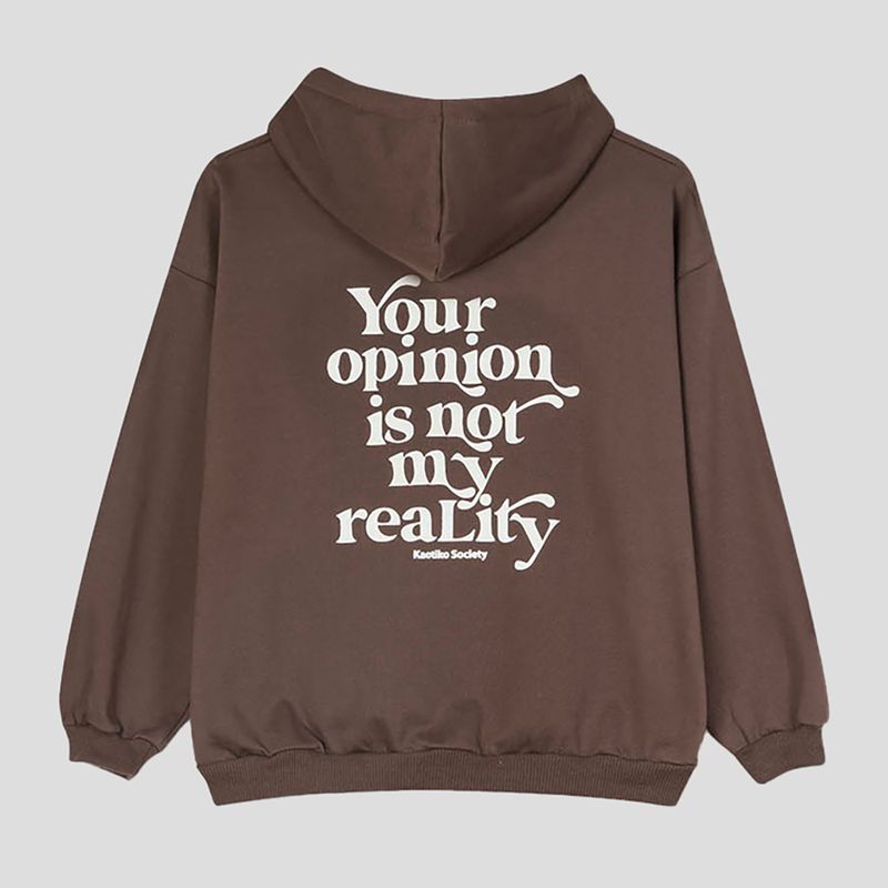 Bluză pentru femei Kaotiko Your Opinion brown 5