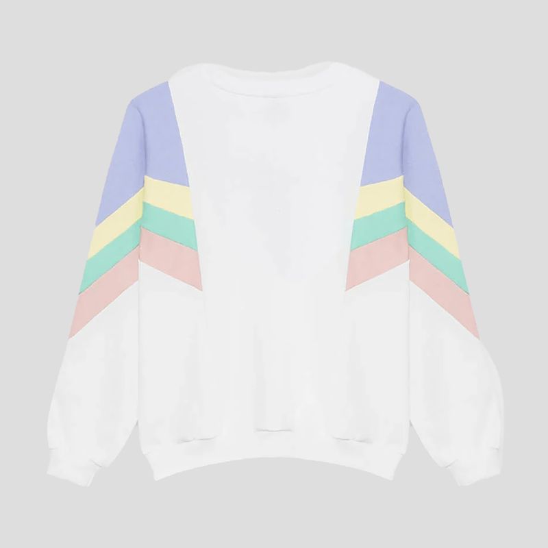 Bluză pentru femei Kaotiko Ginger blanco / grape / amarillo 4