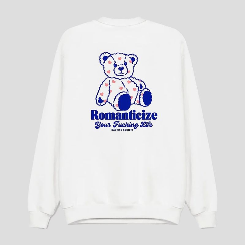 Bluză pentru femei Kaotiko Loving Bear white 4