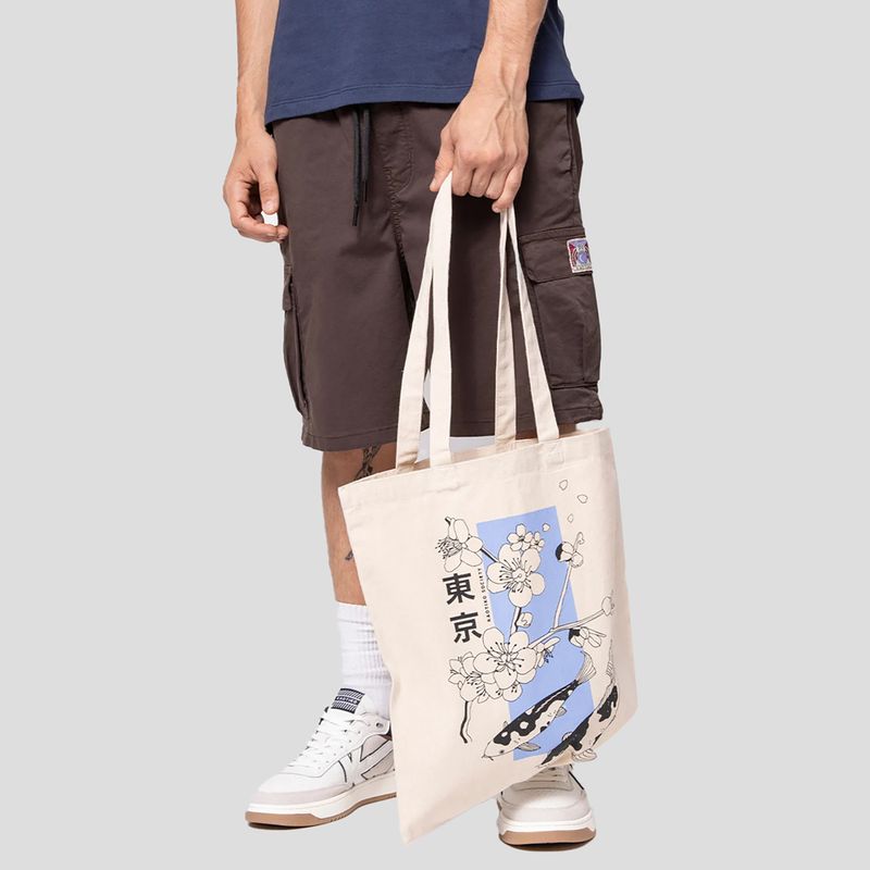 Geantă pentru femei Kaotiko Tote Koi ivory 2