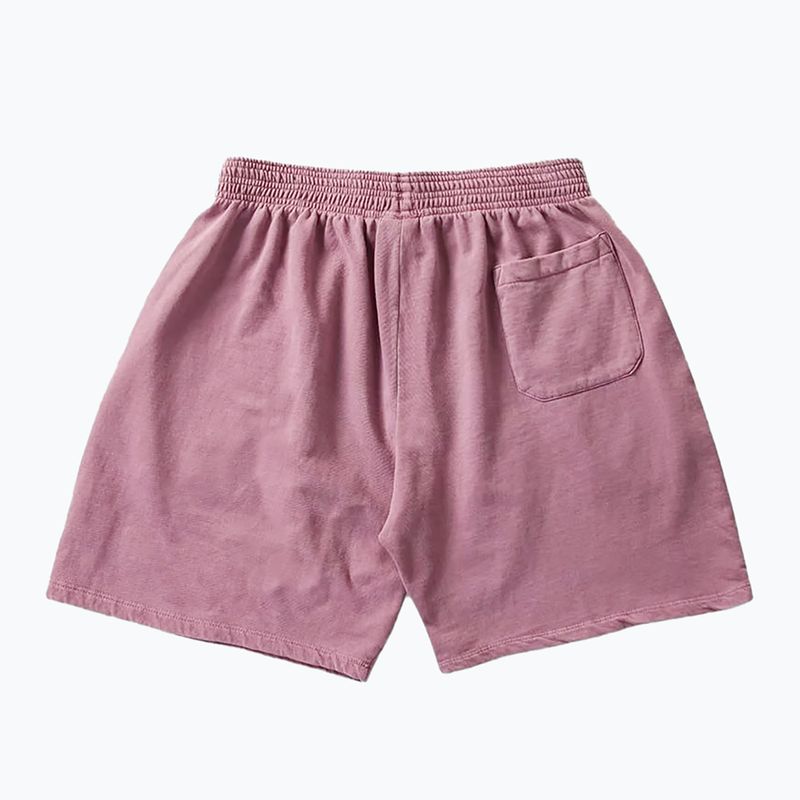 Pantaloni scurți pentru bărbați  Kaotiko Washed Daylen burgundy 4