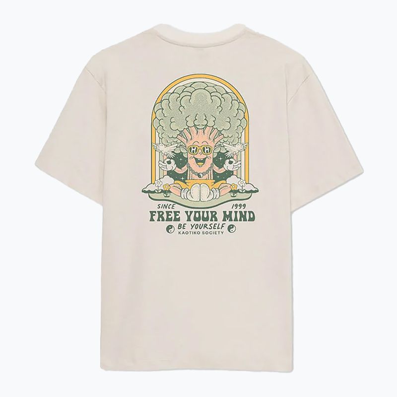 Tricou pentru bărbați Kaotiko M / C Free Your Mind Organic Cotton ivory 2
