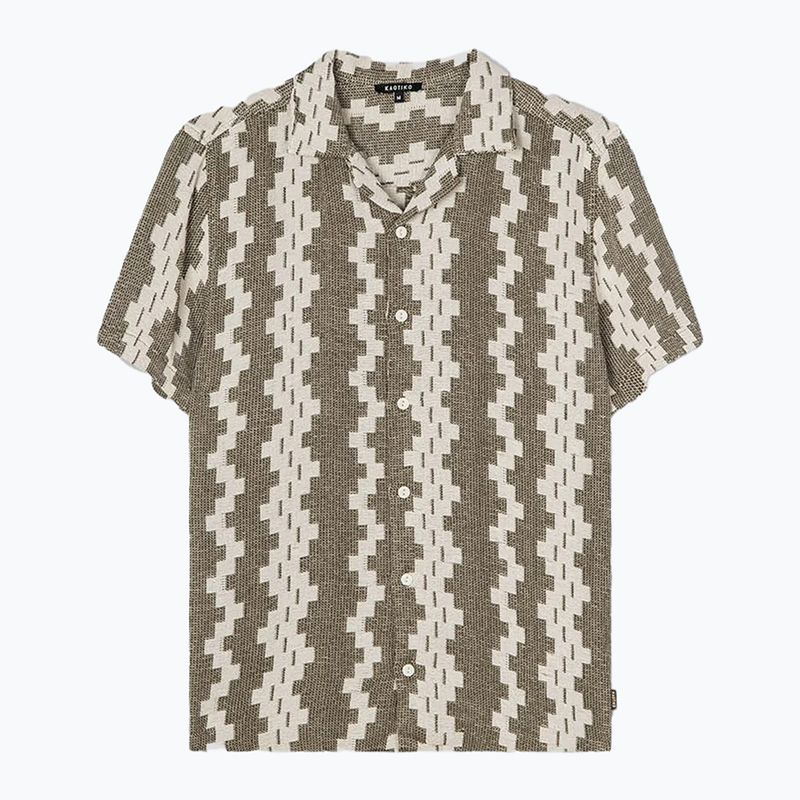 Tricou pentru bărbați Kaotiko Ethnic army / offwhite 2