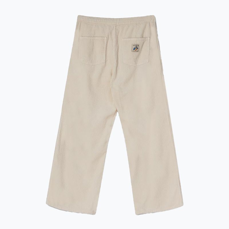 Pantaloni pentru bărbați Kaotiko Aspen Casual Corduroy natural 2