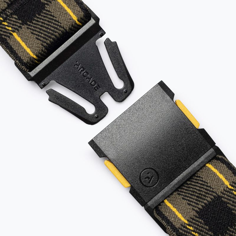 Curea de pantaloni Arcade POW x Joseph Toney crocodile/mustard 3