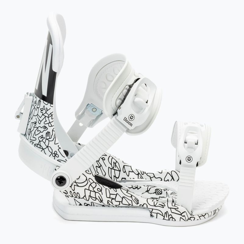 Atașamente de snowboard UNION Milan alb 212062 2