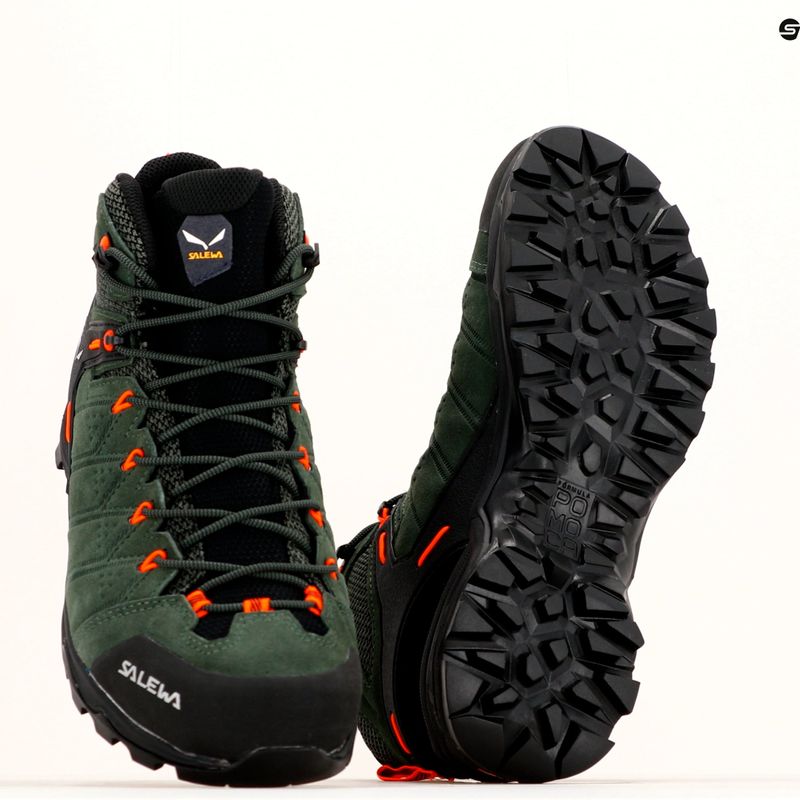 Cizme de trekking pentru bărbați Salewa Alp Mate Mid WP verde 00-0000061384 12