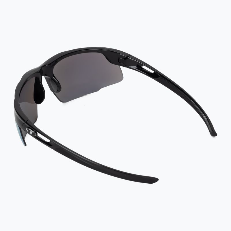 Ochelari de soare Tifosi Centus gloss black/smoke bright blue 2
