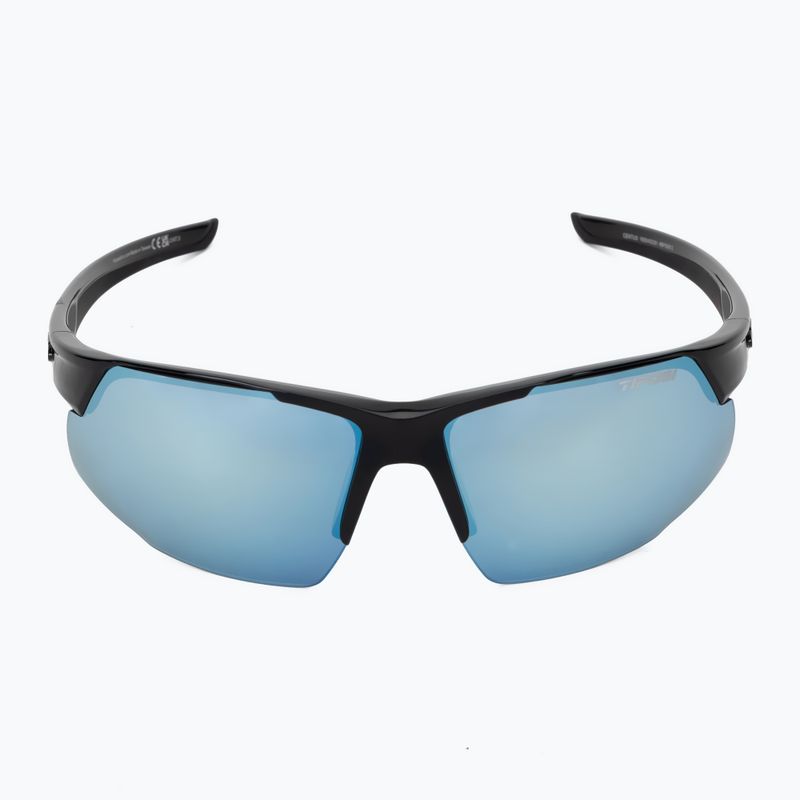 Ochelari de soare Tifosi Centus gloss black/smoke bright blue 3
