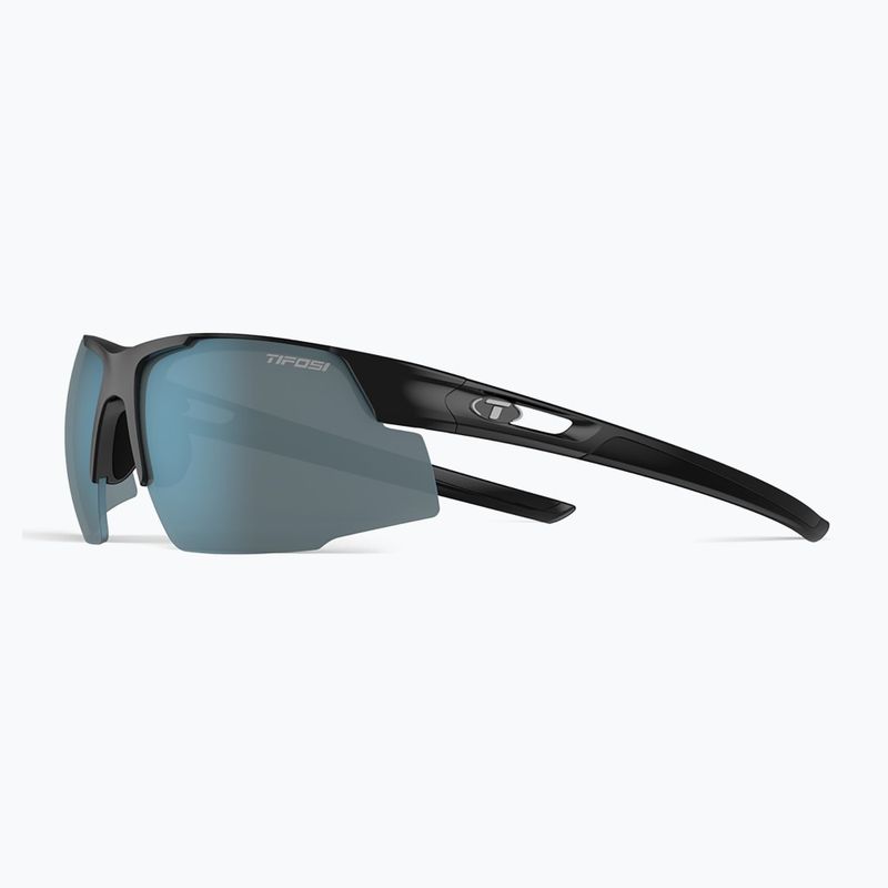 Ochelari de soare Tifosi Centus gloss black/smoke bright blue 3