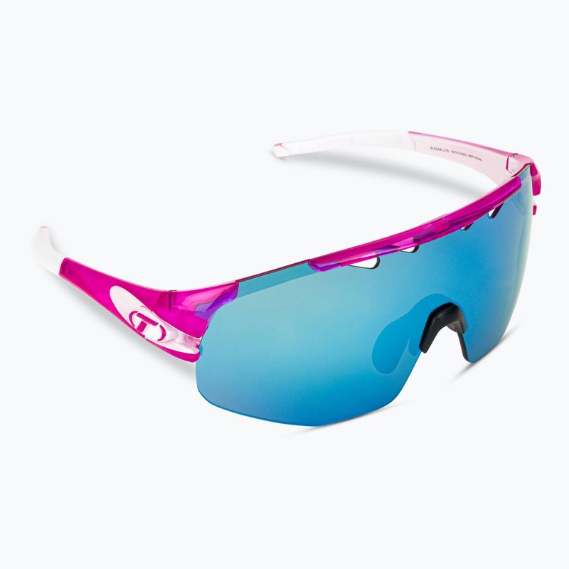 Ochelari de ciclism Tifosi Sledge Lite Clarion crystal pink/clarion blue/ac red/clear 2