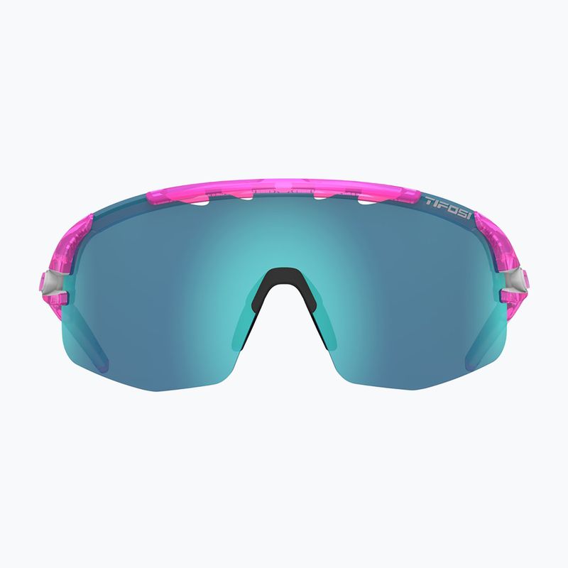 Ochelari de ciclism Tifosi Sledge Lite Clarion crystal pink/clarion blue/ac red/clear 8