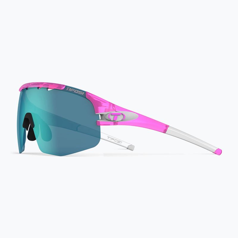 Ochelari de ciclism Tifosi Sledge Lite Clarion crystal pink/clarion blue/ac red/clear 9