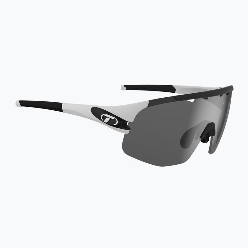 Ochelari de ciclism Tifosi Sledge Lite alb mat/frumos/roșu/roșu transparent 6