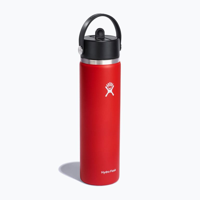 Sticlă termică Hydro Flask Wide Flex Straw 710 ml roșu W24BFS612 2