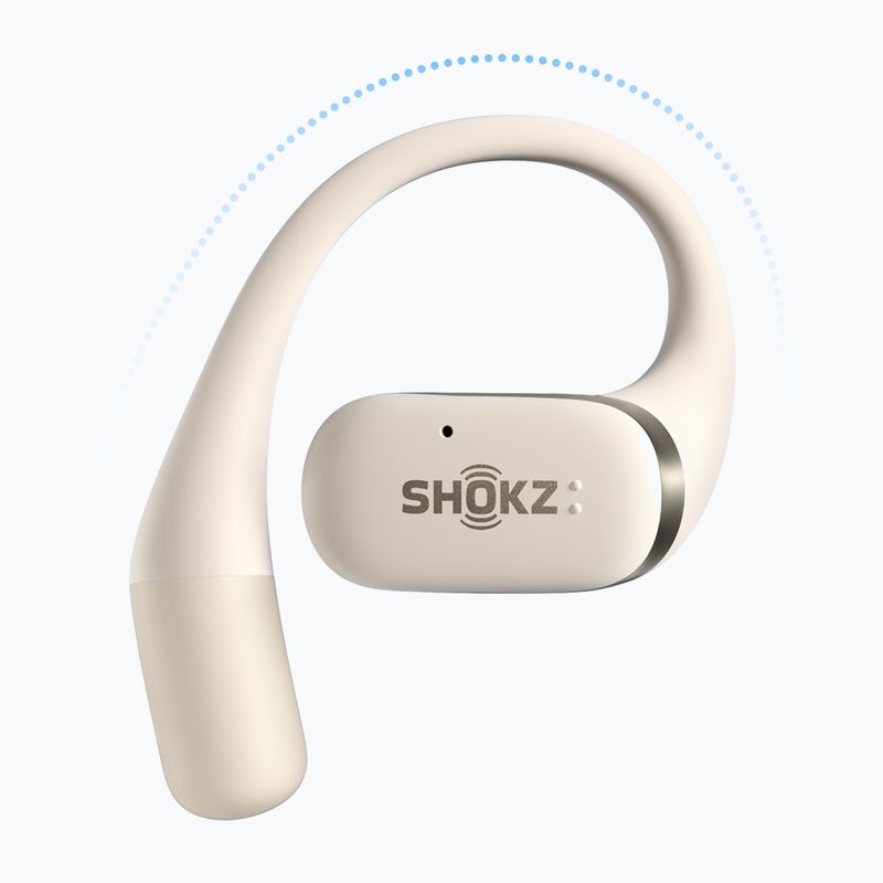 Căști fără fir Shokz OpenFit beige 11