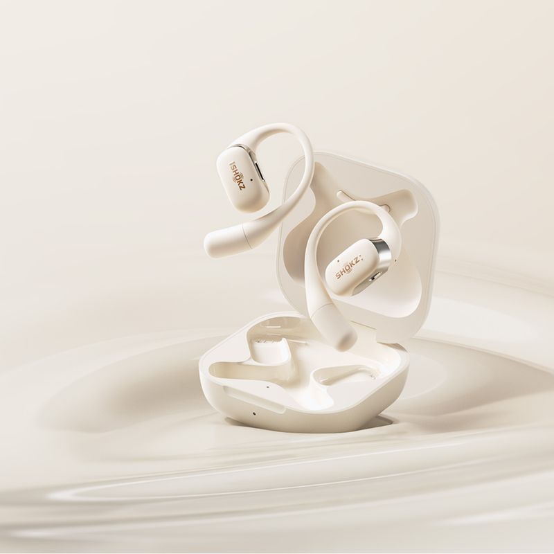 Căști fără fir Shokz OpenFit beige 17
