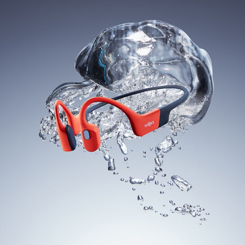 Căști fără fir Shokz OpenSwim Pro red 14
