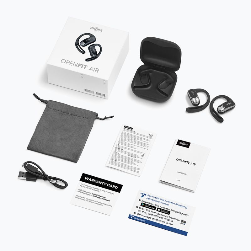 Căști fără fir  Shokz OpenFit Air black 11