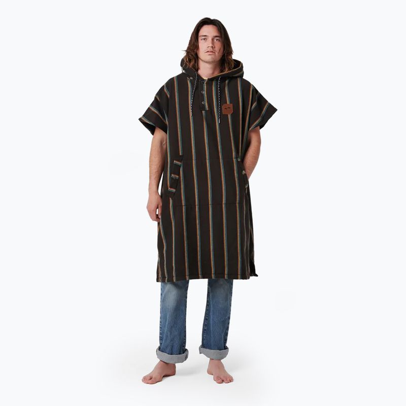 Poncho Slowtide Baja Stripe black 4