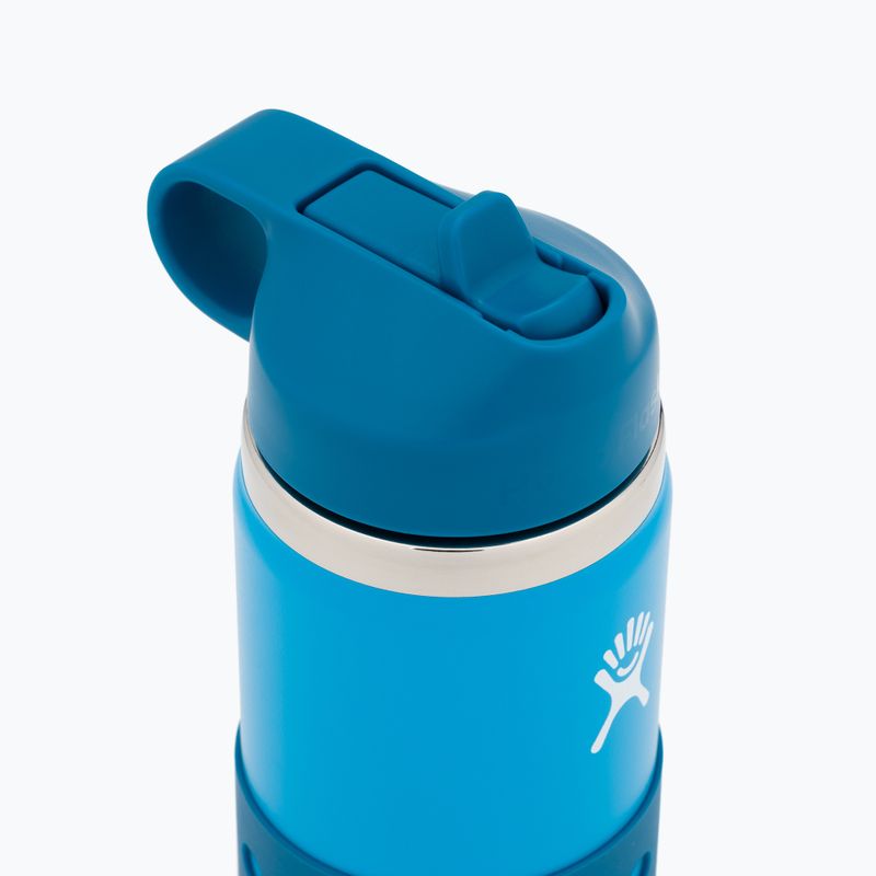 Sticlă termică  Hydro Flask Wide Mouth Straw Lid And Boot 2024 355 ml lake