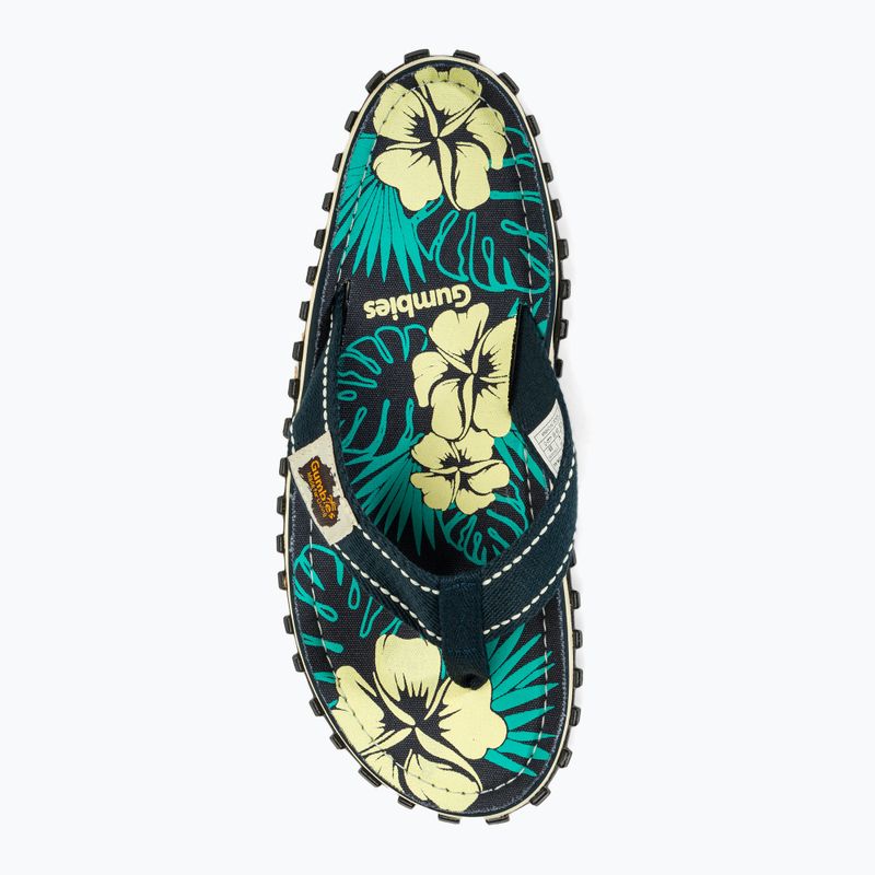 Papuci Gumbies Islander blue hibiscus 5