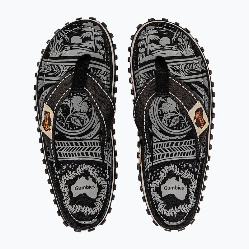 Papuci Gumbies Islander midnight black 8