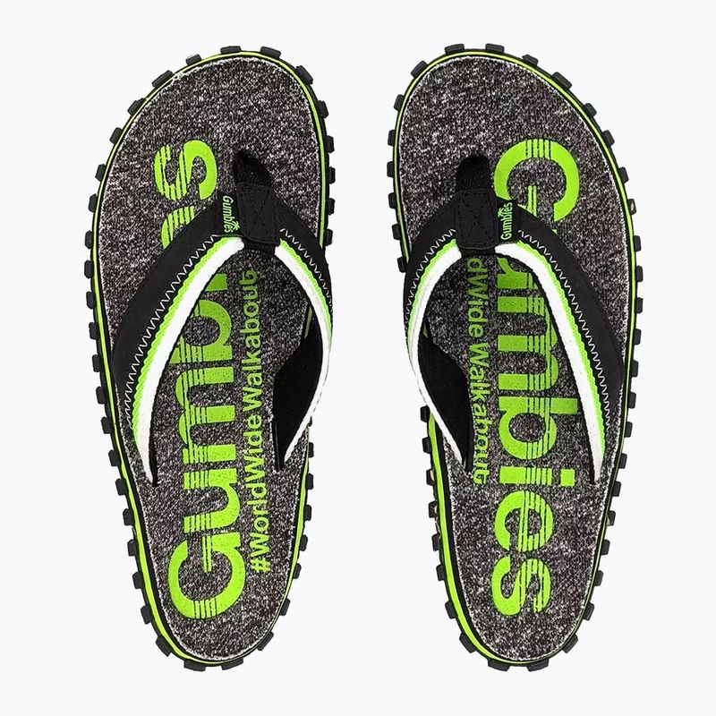 Papuci Gumbies Cairns lime 3
