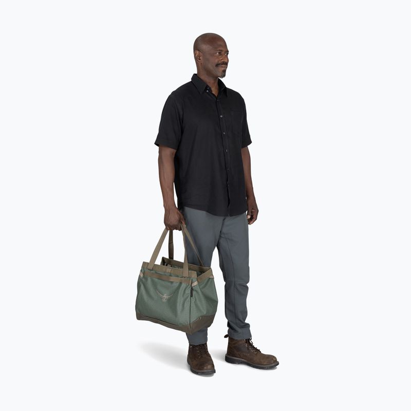 Geantă de voiaj Osprey Transporter Gear Tote 28 l pine leaf / earl grey 4