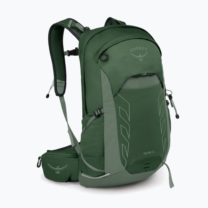 Rucsac turistic pentru bărbați Osprey Talon 22 l green canopy / pine leaf 2