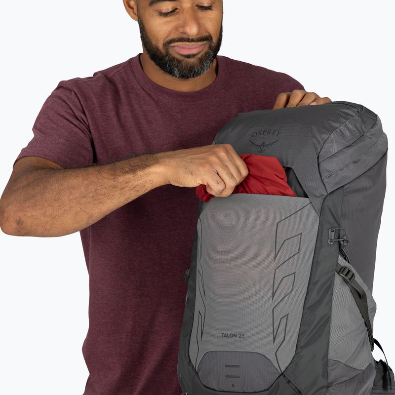 Rucsac turistic pentru bărbați Osprey Talon 26 l phantom grey / dark charcoal 11