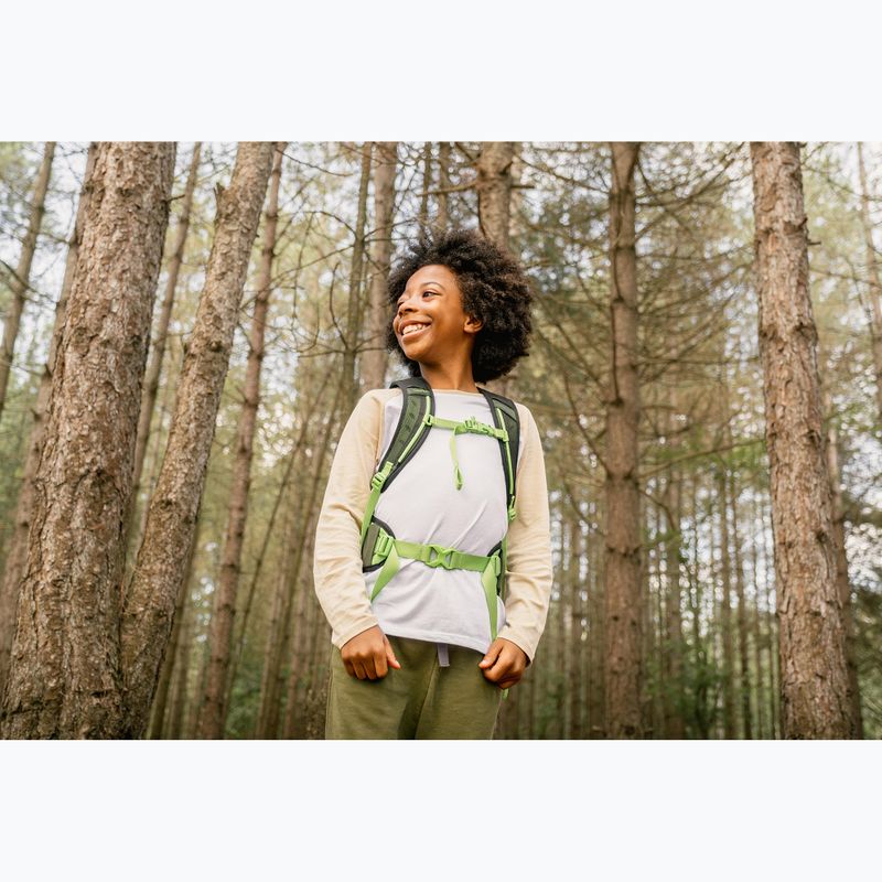 Rucsac de drumeții pentru copii Osprey Talon Jr 11 l green canopy 12