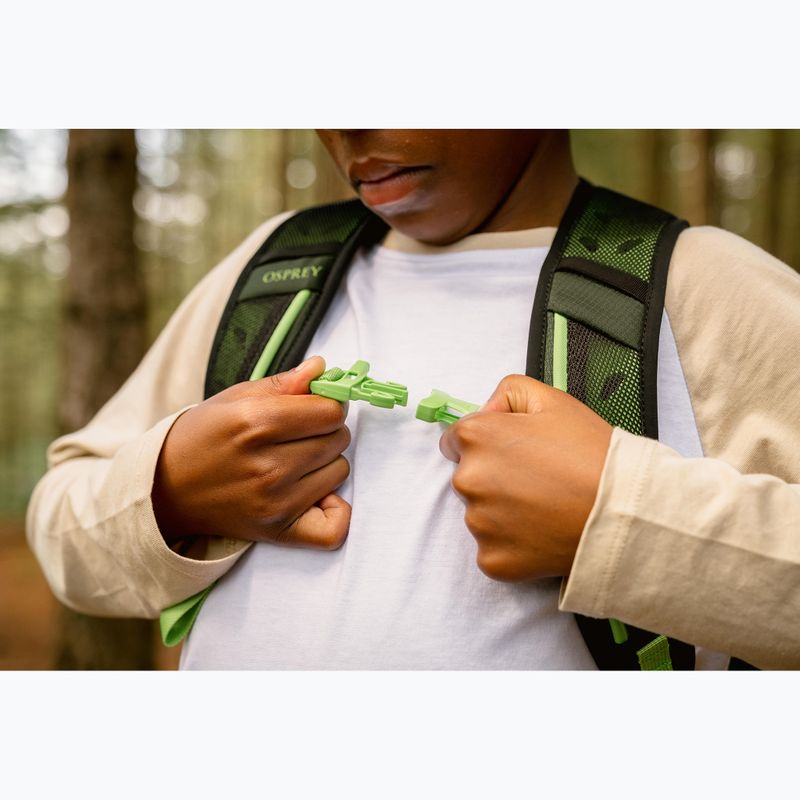 Rucsac de drumeții pentru copii Osprey Talon Jr 11 l green canopy 13