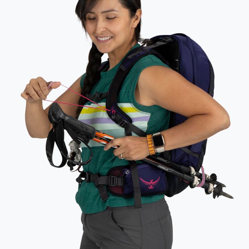 Rucsac turistic pentru femei  Osprey Tempest 11 l deep fig/ hotspot pink 7