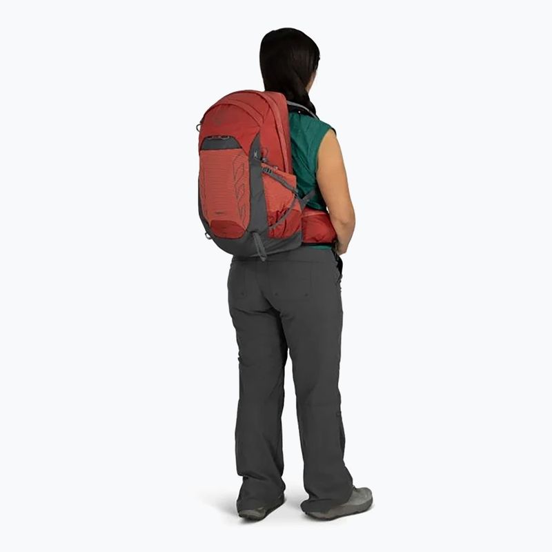 Osprey Tempest 22 l roșu pampas/ gri cărbune rucsac de drumeție pentru femei 4