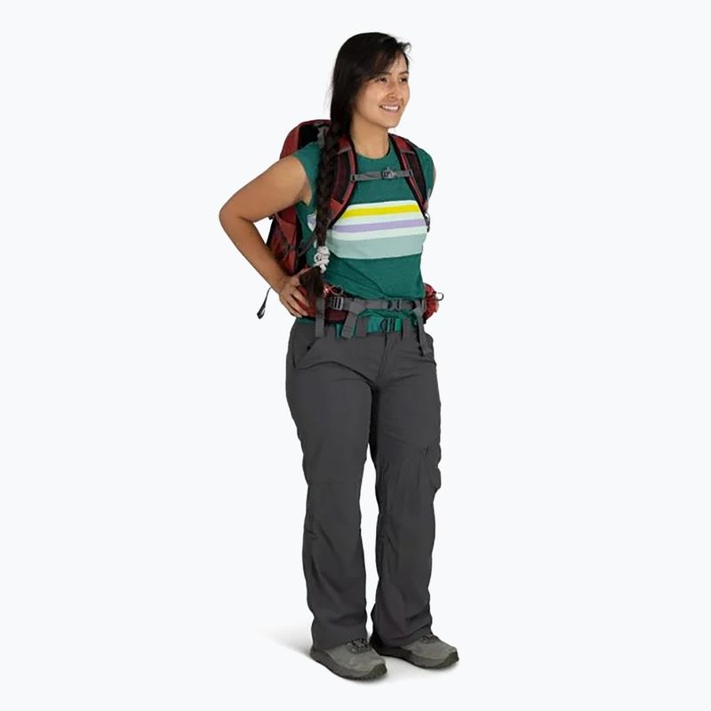 Osprey Tempest 22 l roșu pampas/ gri cărbune rucsac de drumeție pentru femei 5