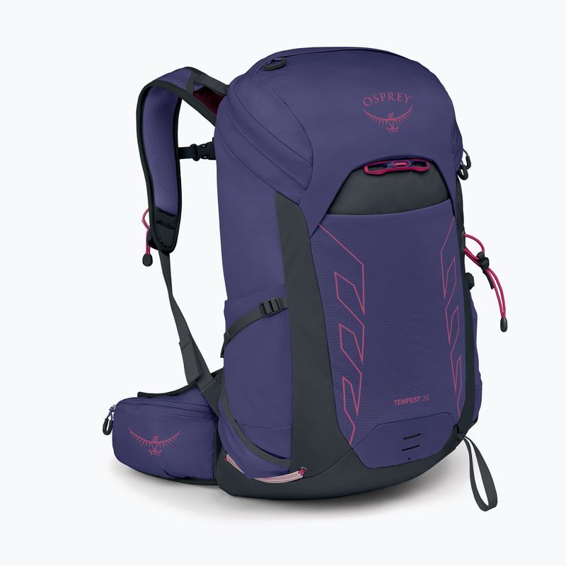 Rucsac turistic pentru femei Osprey Tempest 26 l deep fig/ hotspot pink 2