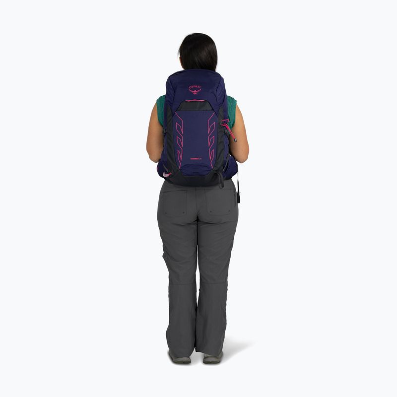 Rucsac turistic pentru femei Osprey Tempest 26 l deep fig/ hotspot pink 5