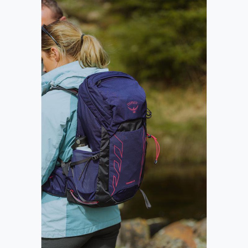 Rucsac turistic pentru femei Osprey Tempest 26 l deep fig/ hotspot pink 14