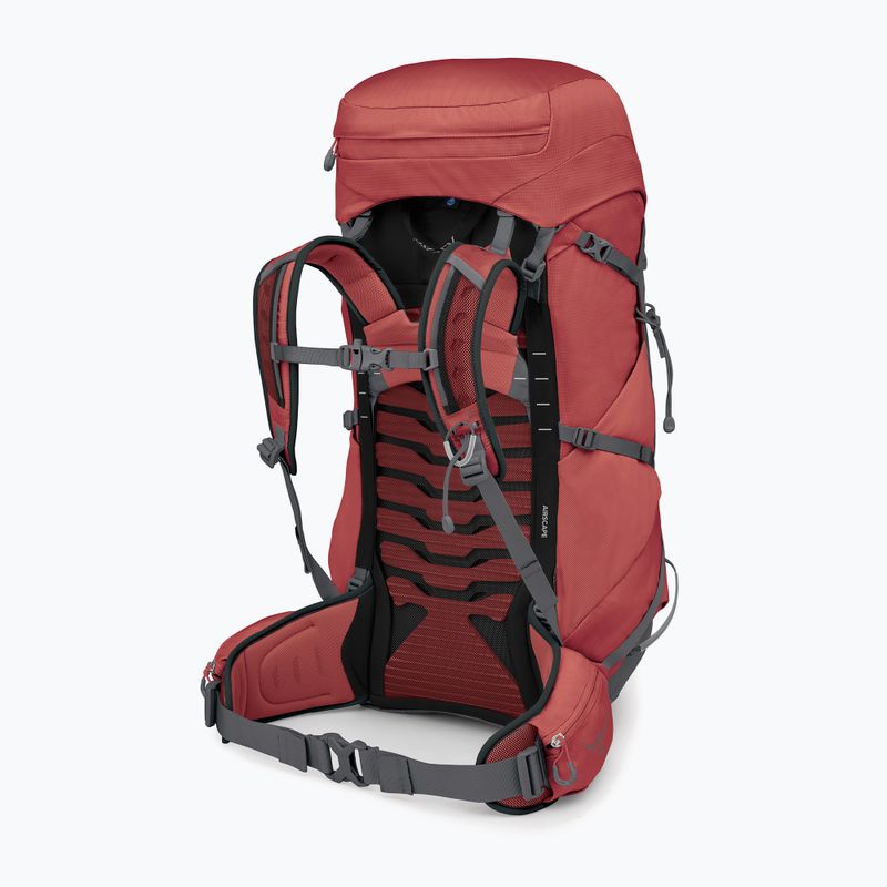 Rucsac de trekking pentru femei Osprey Tempest 44 l red pampass/Coal Grey 3